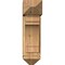 Ekena Millwork Merced Arts and Crafts Rough Sawn Bracket w/ Offset Brace, Western Red Cedar, 8"W x 20"D x 28"H BKT0806X20X28MRC03RWR - alternate 3